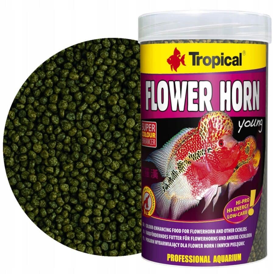 Tropical Flower Horn Young Pellet 250ml Krmivo