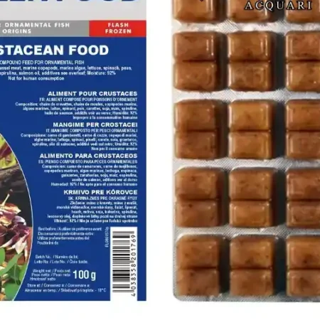 crustacean food frozen blister da 100 g