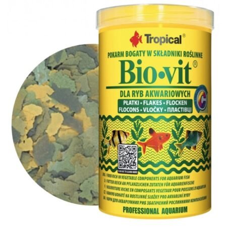 tropical bio vit pokarm dla ryb w formie platkow