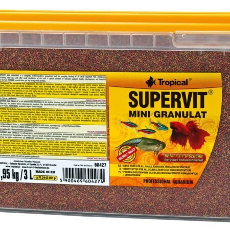 Tropical Supervit Mini Granulat 10g Zip-Sachet – Fine Granules for Small Tropical Fish