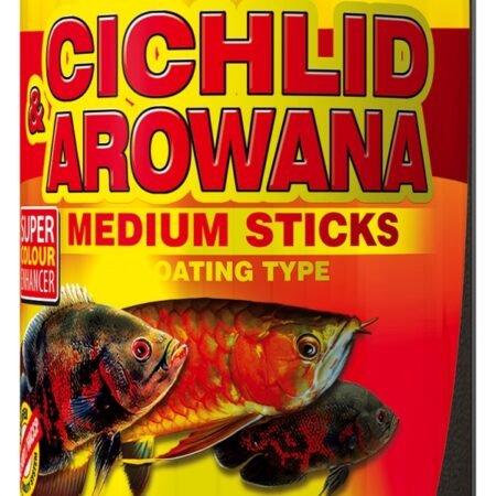 Tropical Cichlid & Arowana Medium Sticks – Protein-Rich Floating Sticks for Cichlids & Arowanas | Aquatropics
