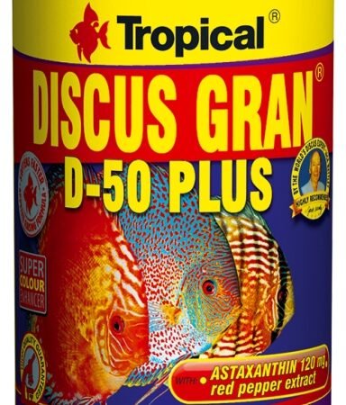 Tropical Discus Gran D-50 Plus – Protein-Dense Colour & Health Granules for Discus | Aquatropics