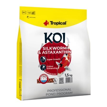Tropical Koi Silkworm & Astaxanthin Pellet Size S