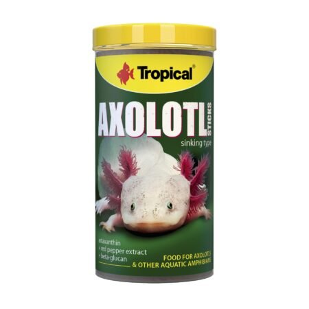 Tropical Axolotl Sticks – Specialised Sinking Sticks for Axolotls (250ml/135g)