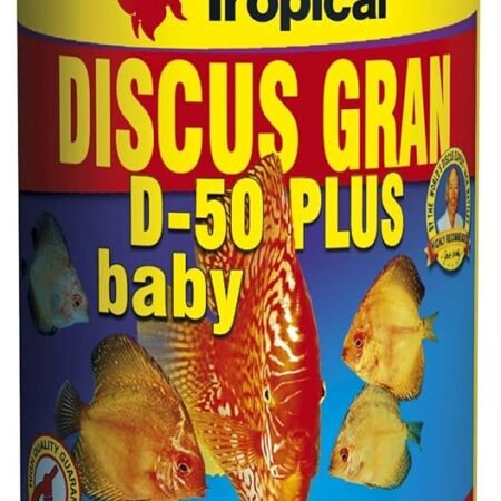Tropical Discus Gran D-50 Plus Baby – High-Protein Mini Granules for Young Discus | Aquatropics