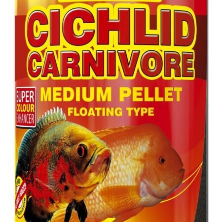 Tropical Cichlid Carnivore Medium Pellet – Astaxanthin & Zeolite-Enriched Medium Pellets for Cichlids
