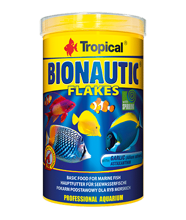 Tropical Bionautic Flakes – Marine Flake Food for Saltwater Fish (Multi-Size)