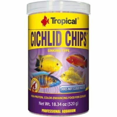 Tropical Cichlid Chips – Protein-Rich Sinking Chips for Cichlids