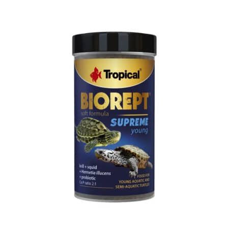 Tropical Biorept Supreme Young – Premium Multi-Ingredient Sticks for Growing Turtles & Reptiles