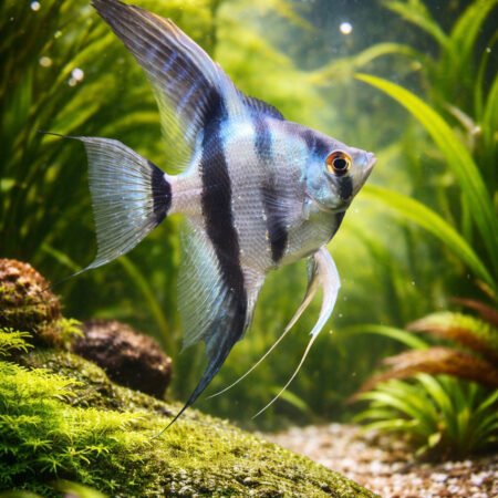 Small Common Angelfish – Pterophyllum scalare
