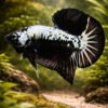 Black Samurai Betta Male – Betta splendens 2 Black Samurai Betta Male – Betta splendens